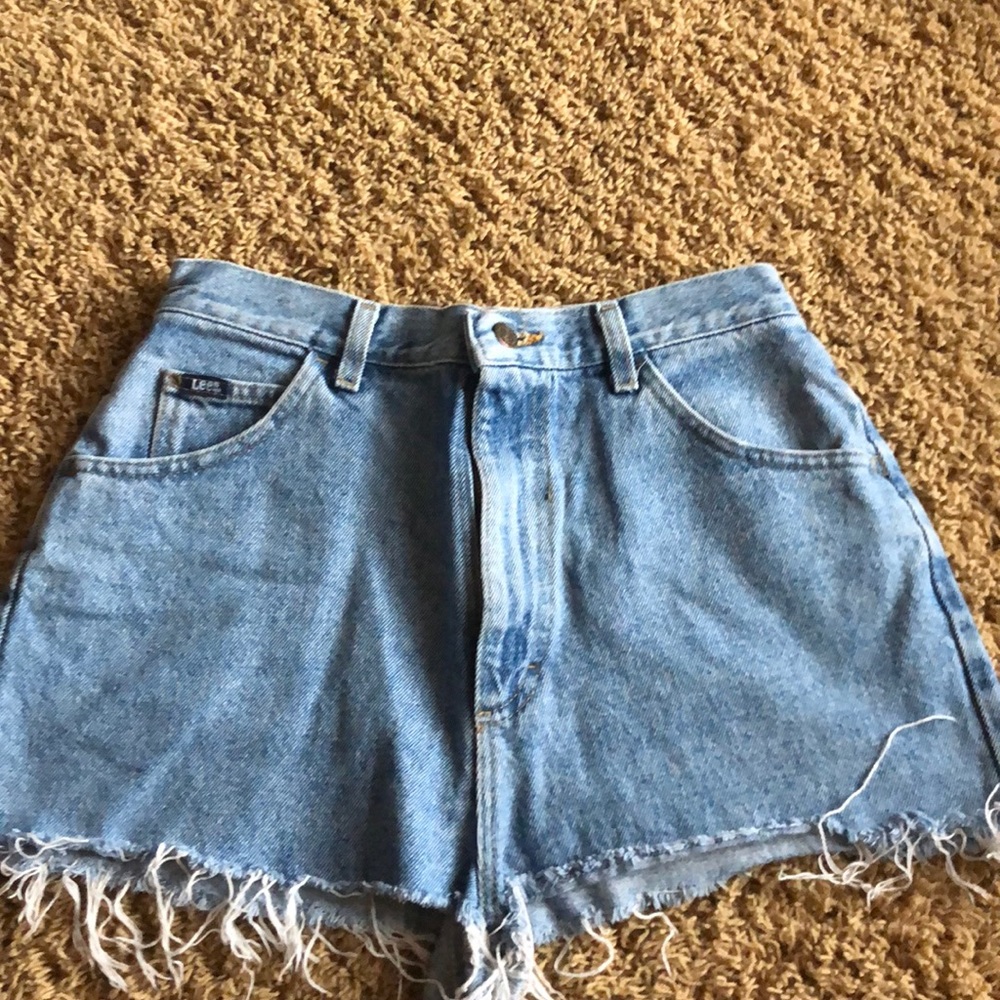 Lee Jeans cut into shorts